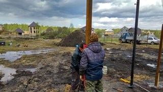 Заказать монтаж винтовых свай в Железногорск - цена под ключ с доставкой от 1871 шт